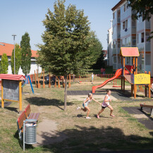 Children's playground at Tesco